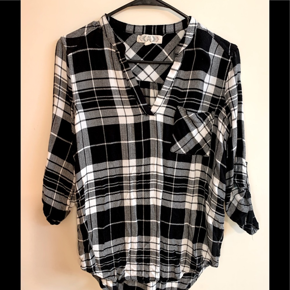 Juniors Pink Rose Top